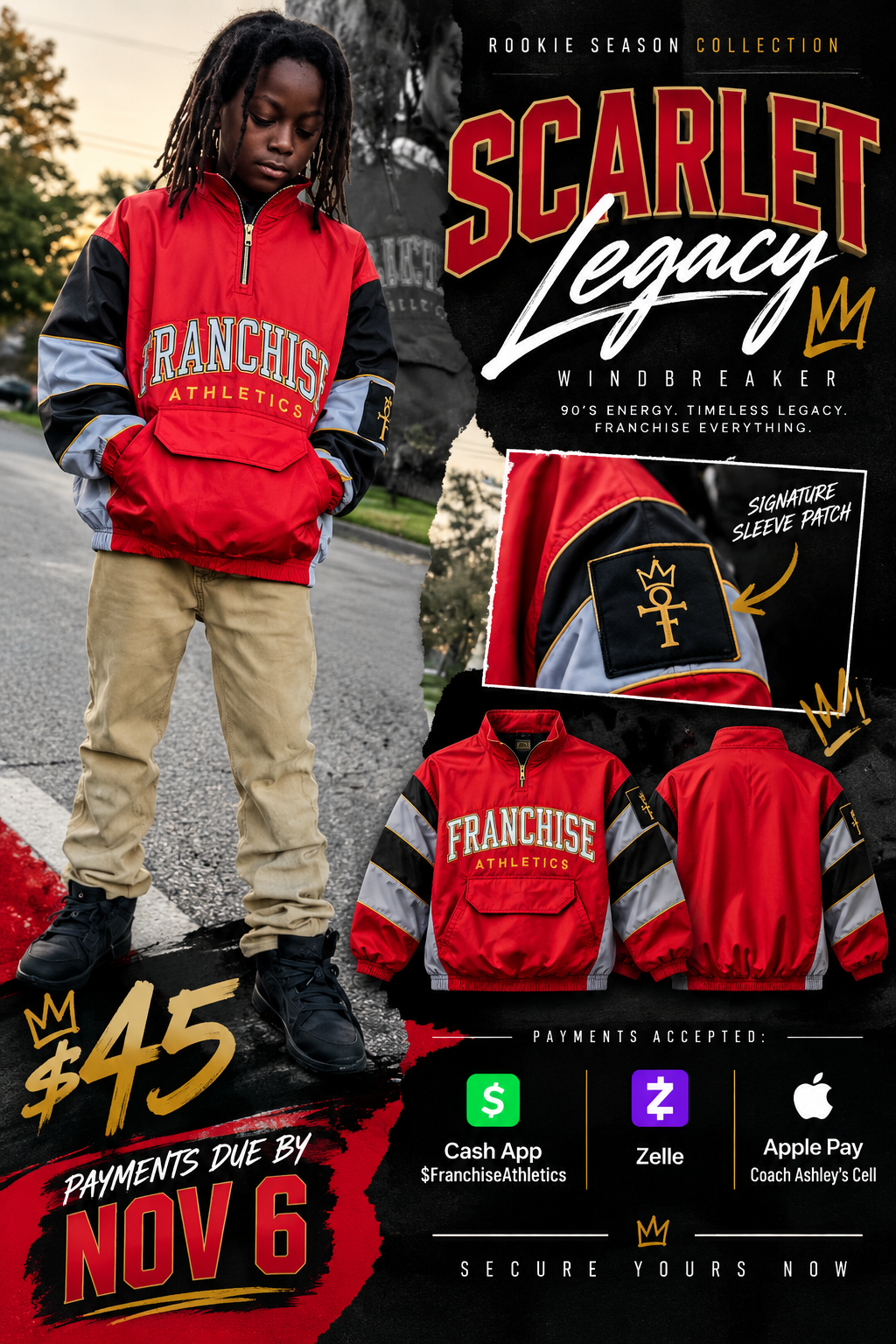 Rookie Season: Windbreaker PREORDER DUE NOV 6